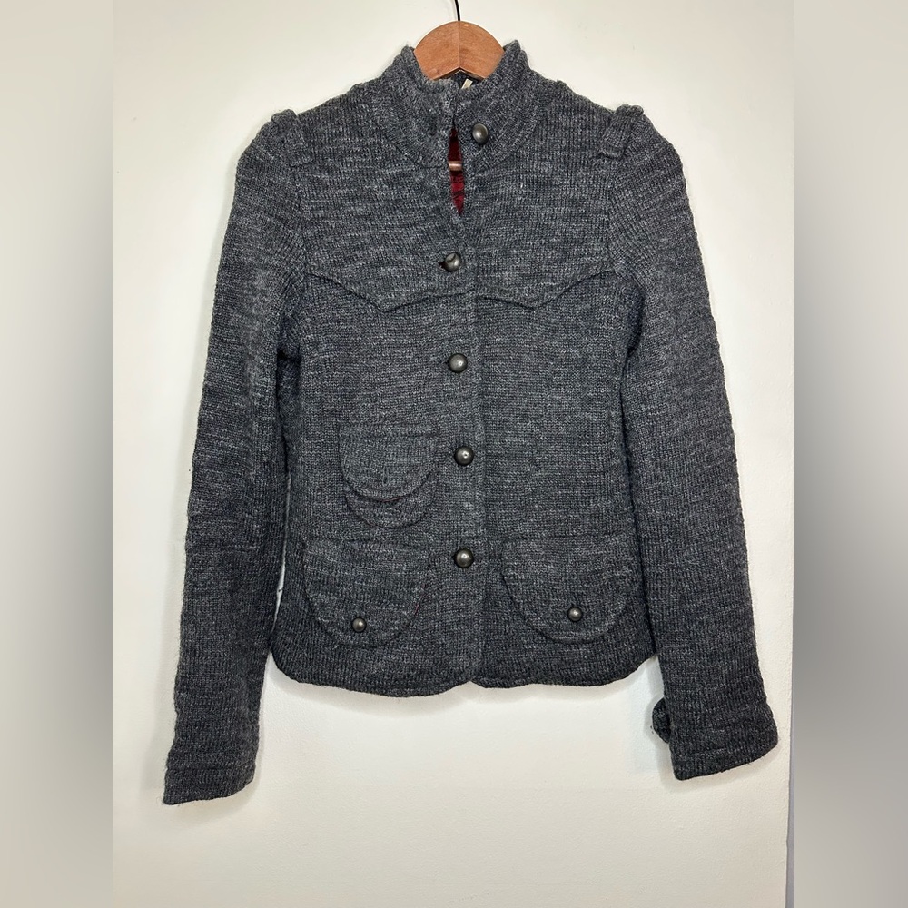 Free People Charcoal Jacket